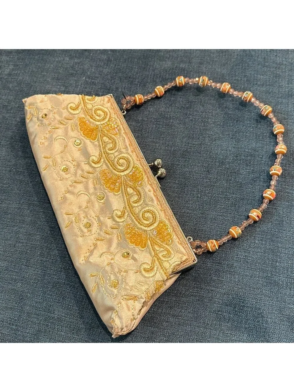 Vintage Beaded Evening Bag by Chateau. Excellent pre owned condition.